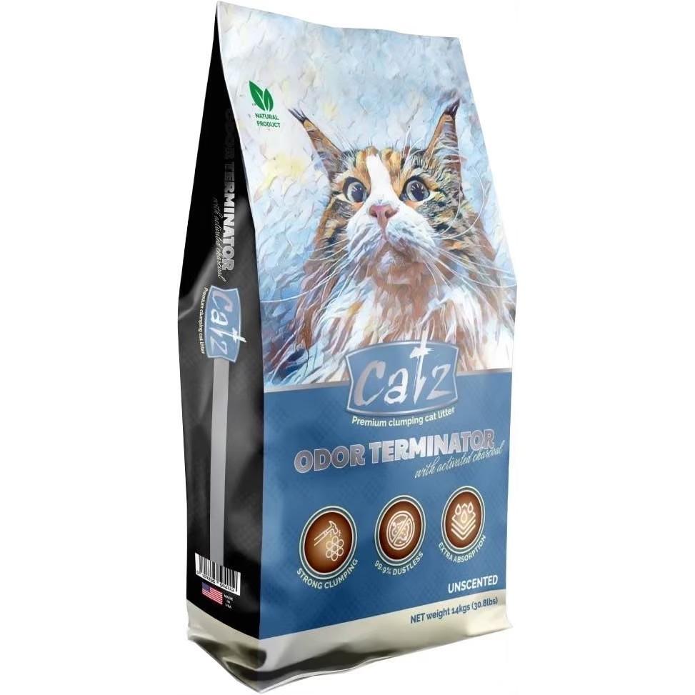 【蓋世頂級 凝結貓砂】超級凝結 抗敏低塵 高吸收力 無味/薰衣草 貓砂【14kg】- 汪喵日總匯-細節圖3