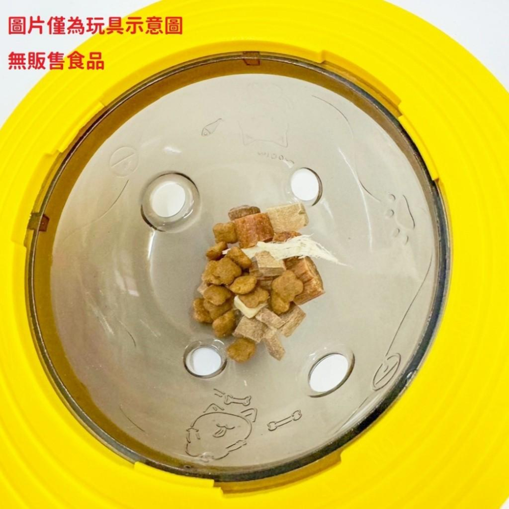 【 寵物來了 台灣現貨】星球漏食玩具-黃色 狗狗益智玩具 - 汪喵日總匯-細節圖2