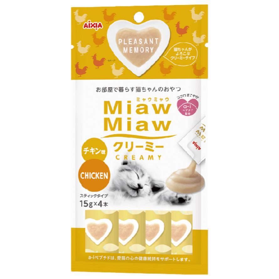 毛寵星人【AIXIA 愛喜雅】妙喵肉泥 貓零食 貓肉泥 寵物零食 15g (4支/包)-細節圖7