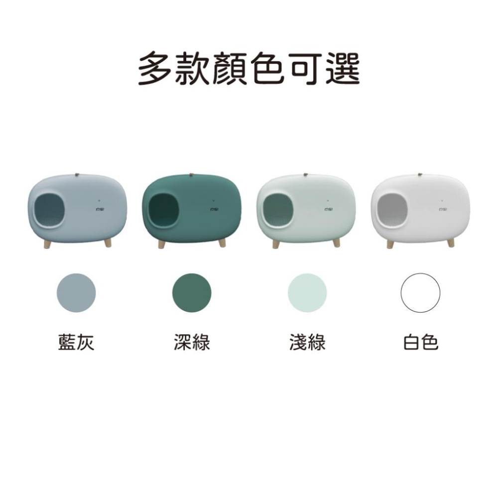 毛寵星人【有喵病 台灣現貨】 簡約不帶砂抽屜式貓砂盆 貓砂盆 貓砂鏟 大空間 貓廁所-細節圖8