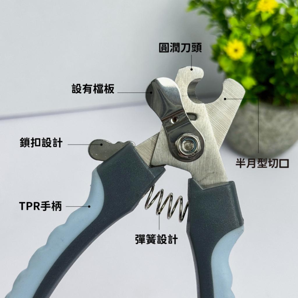 毛寵星人【寵物來了 台灣現貨】 簡約寵物指甲剪 狗指甲剪 貓指甲剪 寵物剪刀 寵物美容-細節圖6