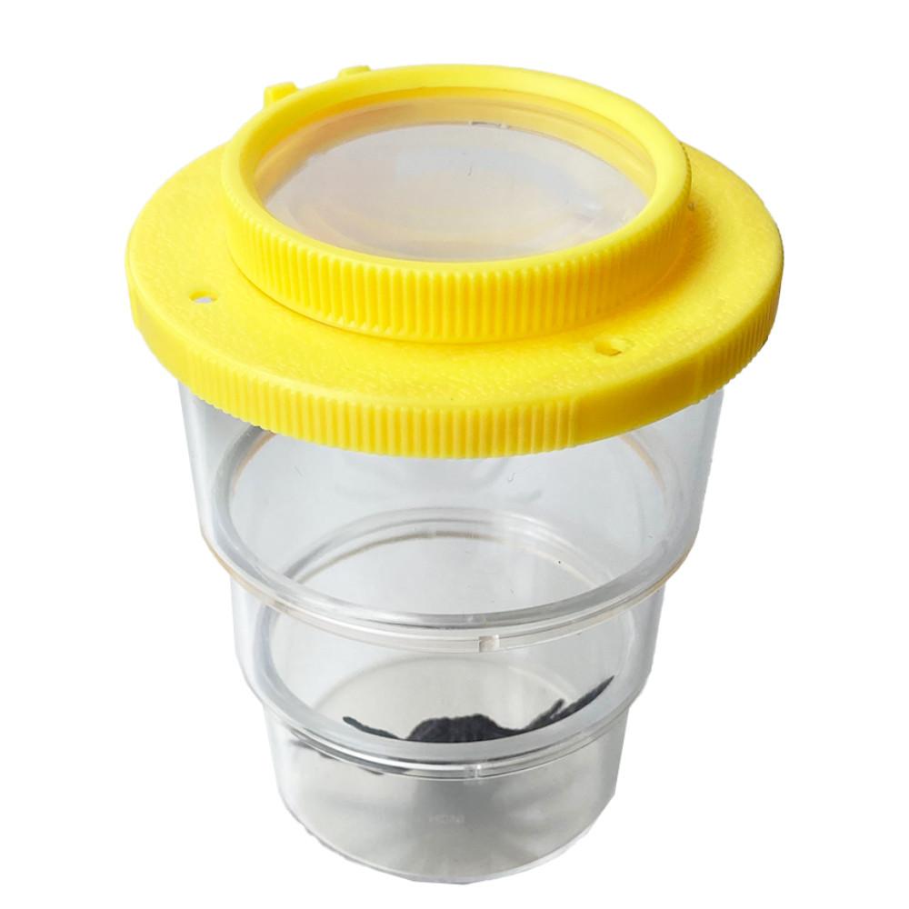 毛寵星人【寵物來了 台灣現貨】昆蟲觀察三節杯 抓昆蟲 觀察器 小孩觀察 放大鏡-細節圖3