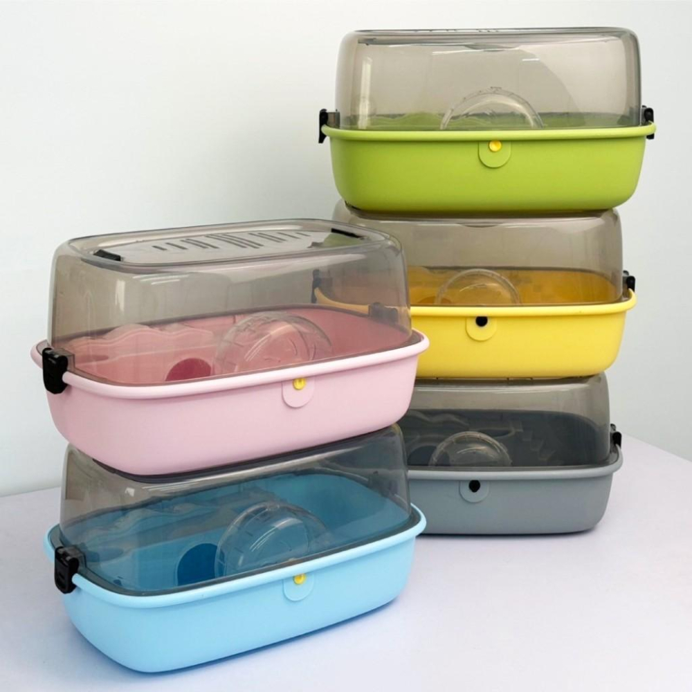 毛寵星人 寵物來了 台灣現貨 全景城堡倉鼠籠 哈姆太郎 趴趴鼠 三線鼠 黃金鼠 沙鼠 小寵籠 寵物籠子-細節圖9