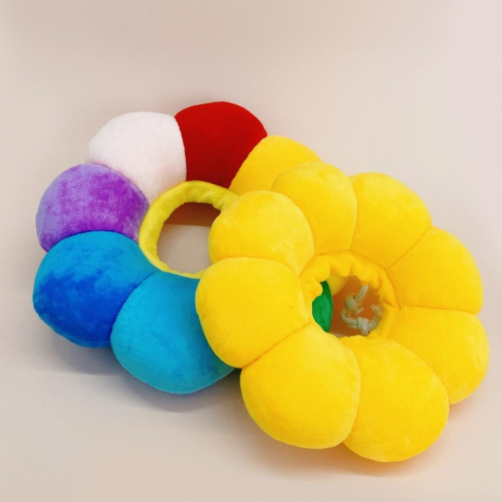 台灣現貨毛寵星人 寵物來了 造型頭套 寵物頭套 蘋果造型頭套 奶油獅 防舔咬 伊莉莎白-細節圖4