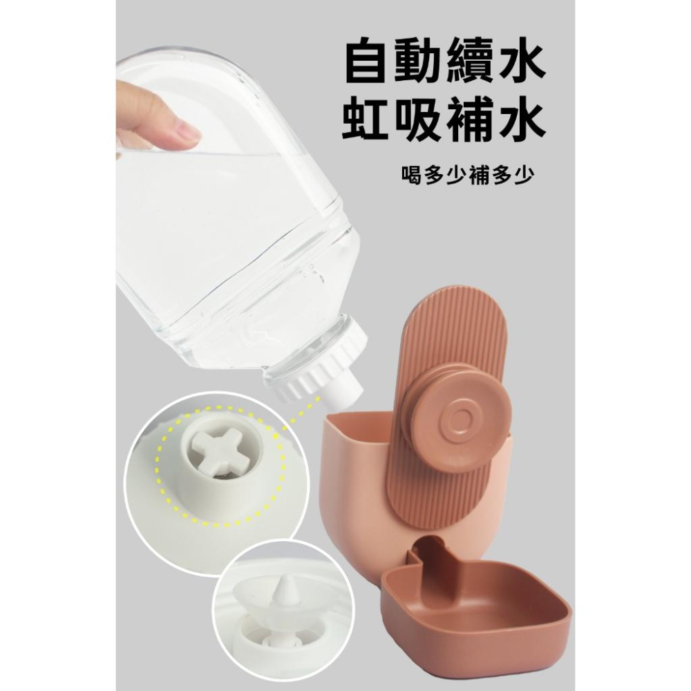 毛寵星人【寵物來了 台灣現貨】懸掛式自動餵食器 自動餵食器 自動飲水器 寵物貓狗-細節圖5