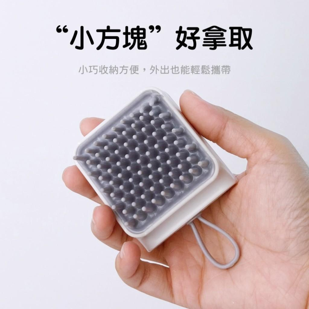 【大尾巴】台灣現貨  台灣現貨 洗澡用品 洗澡按摩梳 寵物搓澡手套-細節圖4