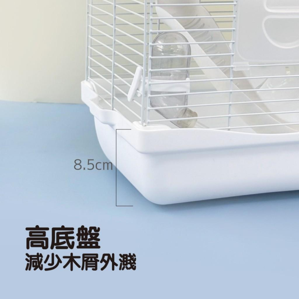 【大尾巴】寵物來了 台灣現貨 雪堡雙層 倉鼠籠 外出鼠籠 倉鼠用品-細節圖4