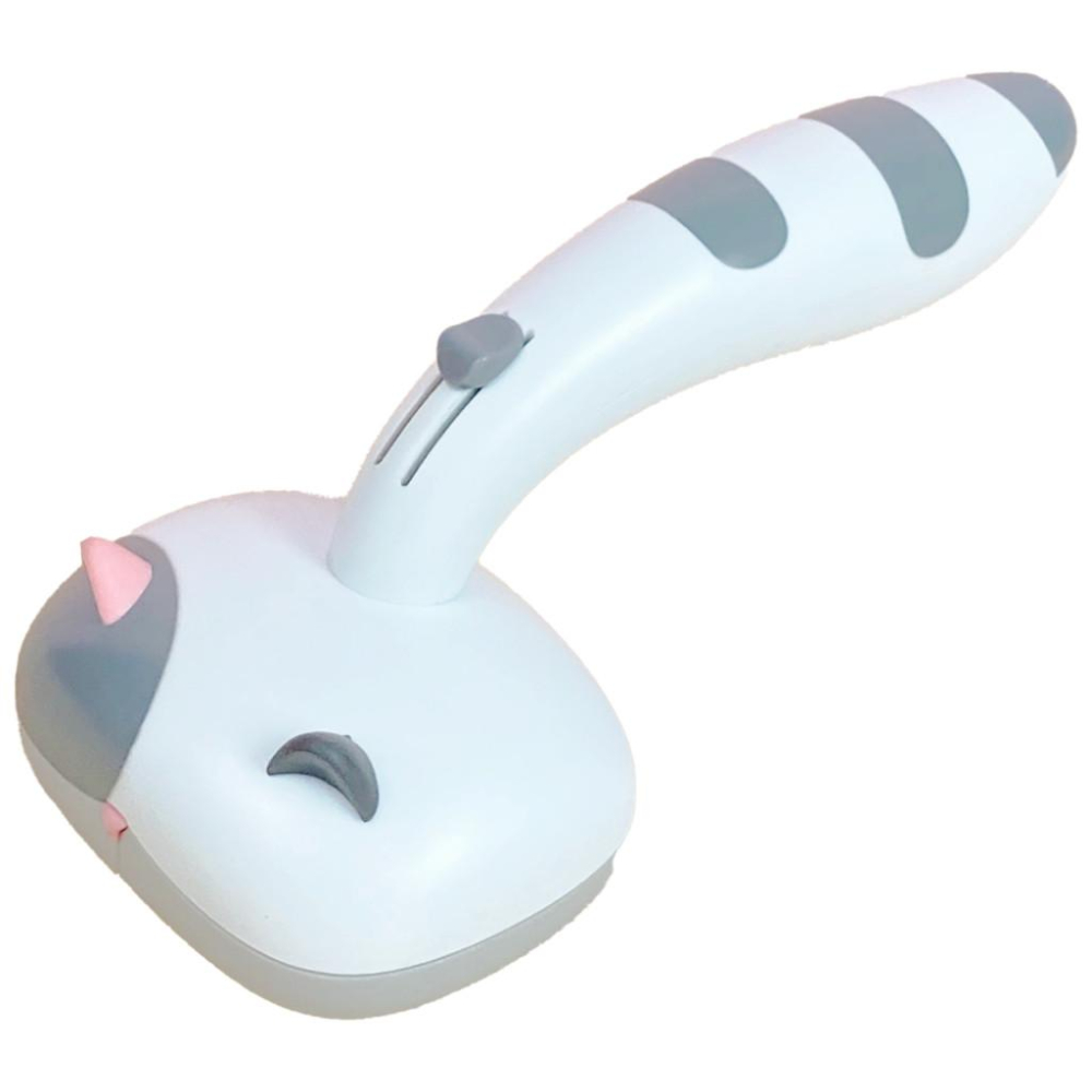 【大尾巴】寵物來了 台灣現貨 貓造型自動梳 寵物 梳毛 狗狗 貓咪 不鏽鋼針梳 去浮毛 除毛梳 刷毛器-細節圖2