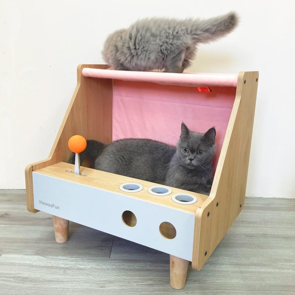 【大尾巴】寵物來了 遊戲機貓窩 貓玩具 貓窩 貓抓板 逗貓玩具-細節圖4