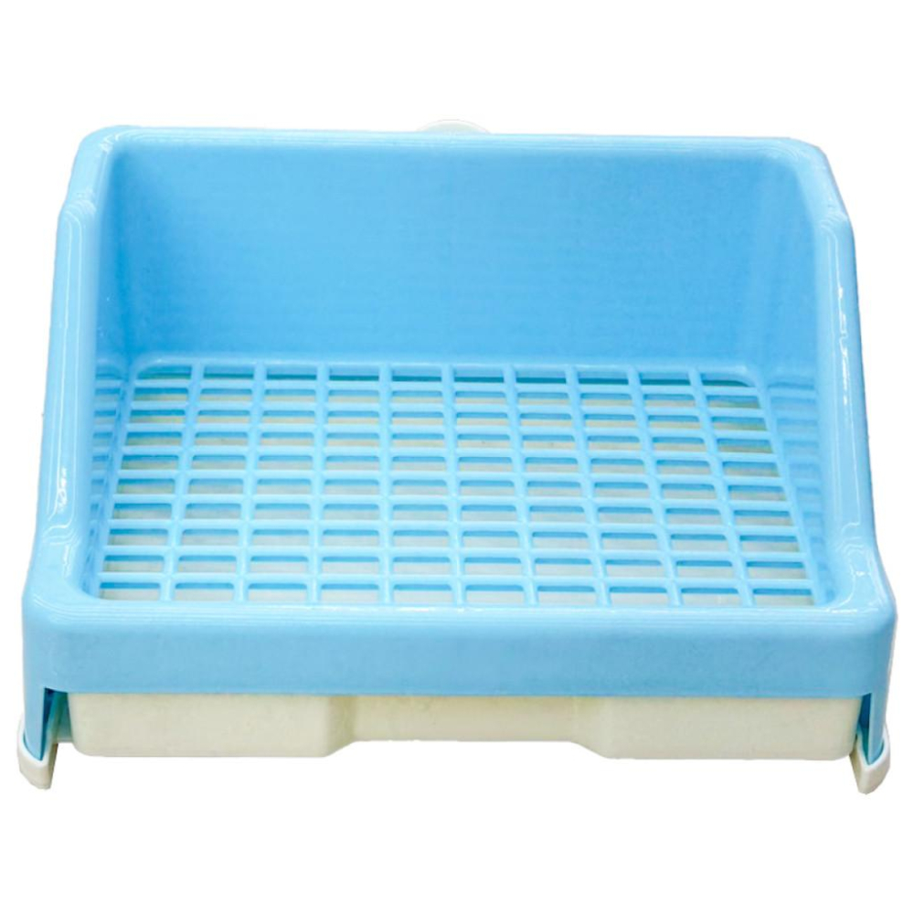 【大尾巴】寵物來了 台灣現貨 寵兔抽屜式便盆 兔子用品 兔用品 兔便盆 方形便盆 天竺鼠尿盆 兔子廁所-細節圖2