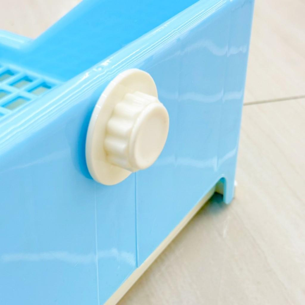 【大尾巴】寵物來了 台灣現貨 寵兔抽屜式便盆 兔子用品 兔用品 兔便盆 方形便盆 天竺鼠尿盆 兔子廁所-細節圖3