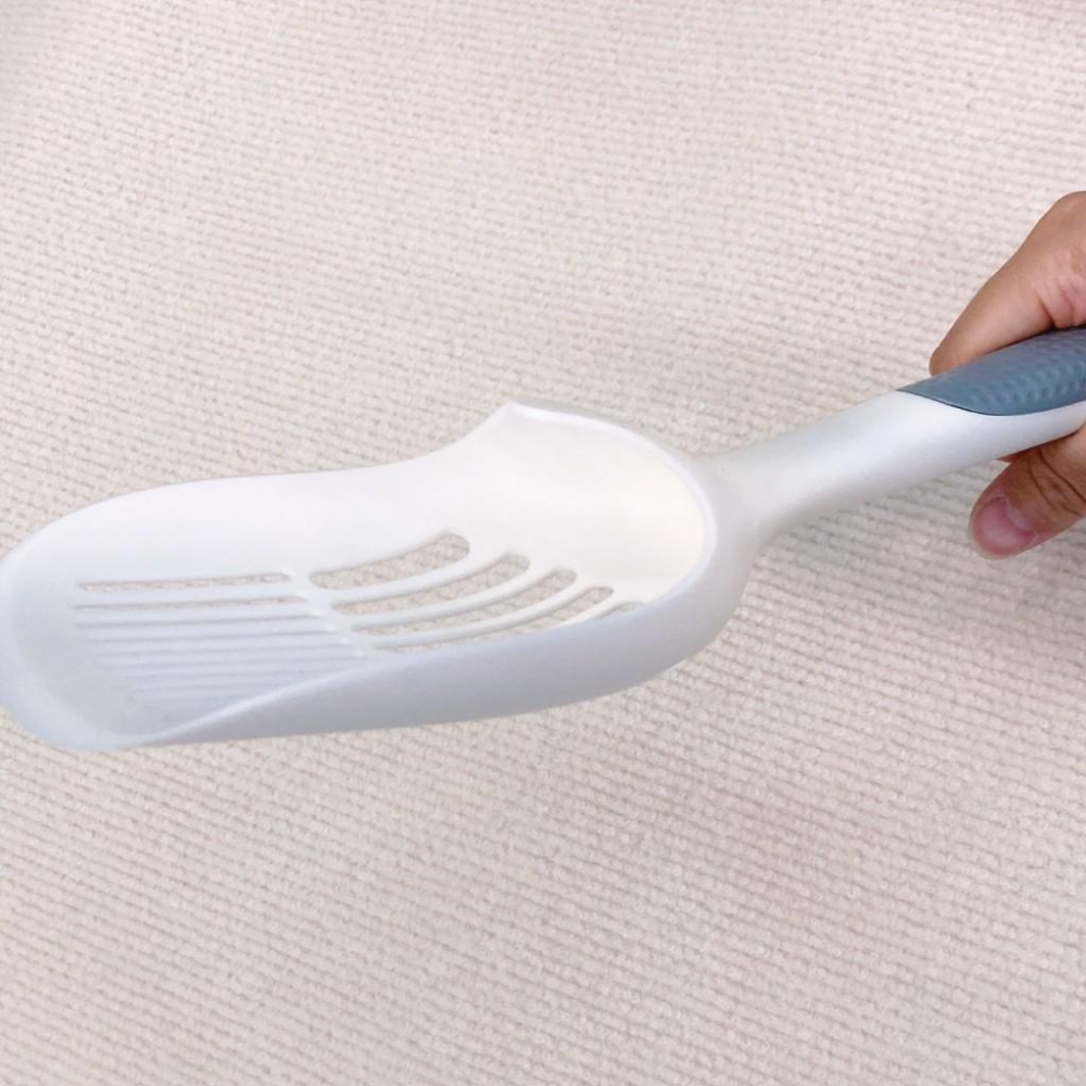 【大尾巴】有喵病 台灣現貨 粉彩貓頭鷹貓砂鏟 加大貓砂專用鏟 貓砂 豆腐砂 貓廁所 快速漏砂-細節圖7