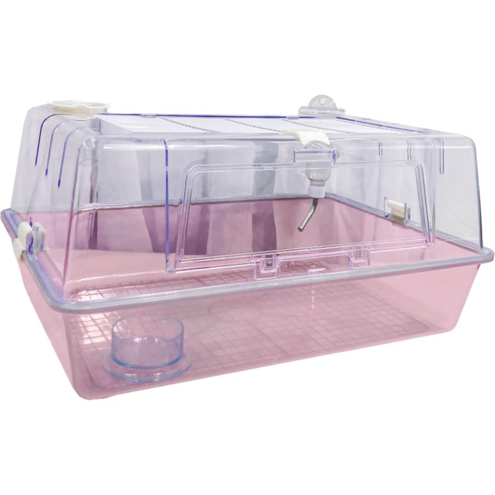 【大尾巴】寵物來了 台灣現貨 高景觀小寵觀賞籠 倉鼠籠 透明倉鼠籠 壓克力 大空間-細節圖3