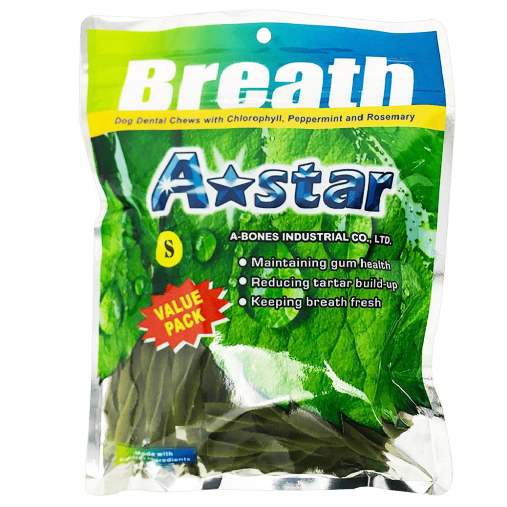 【大尾巴】Astar AB多效螺旋五星棒超 袋裝 犬零食 狗零食 潔牙骨 草本-細節圖5