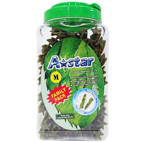 【大尾巴】Astar AB 潔牙骨 多效螺旋五星棒 草本潔牙骨 桶裝 超大桶 家庭號 犬零食 狗零食-細節圖6