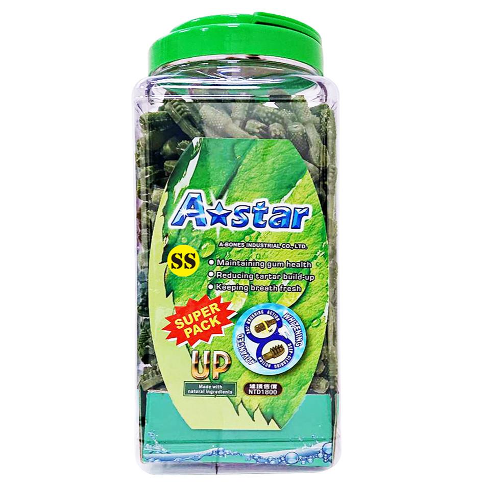 【大尾巴】【Astar AB 草本雙頭潔牙骨】家庭號 超大桶 犬零食 狗零食 潔牙骨 (桶裝)-細節圖6