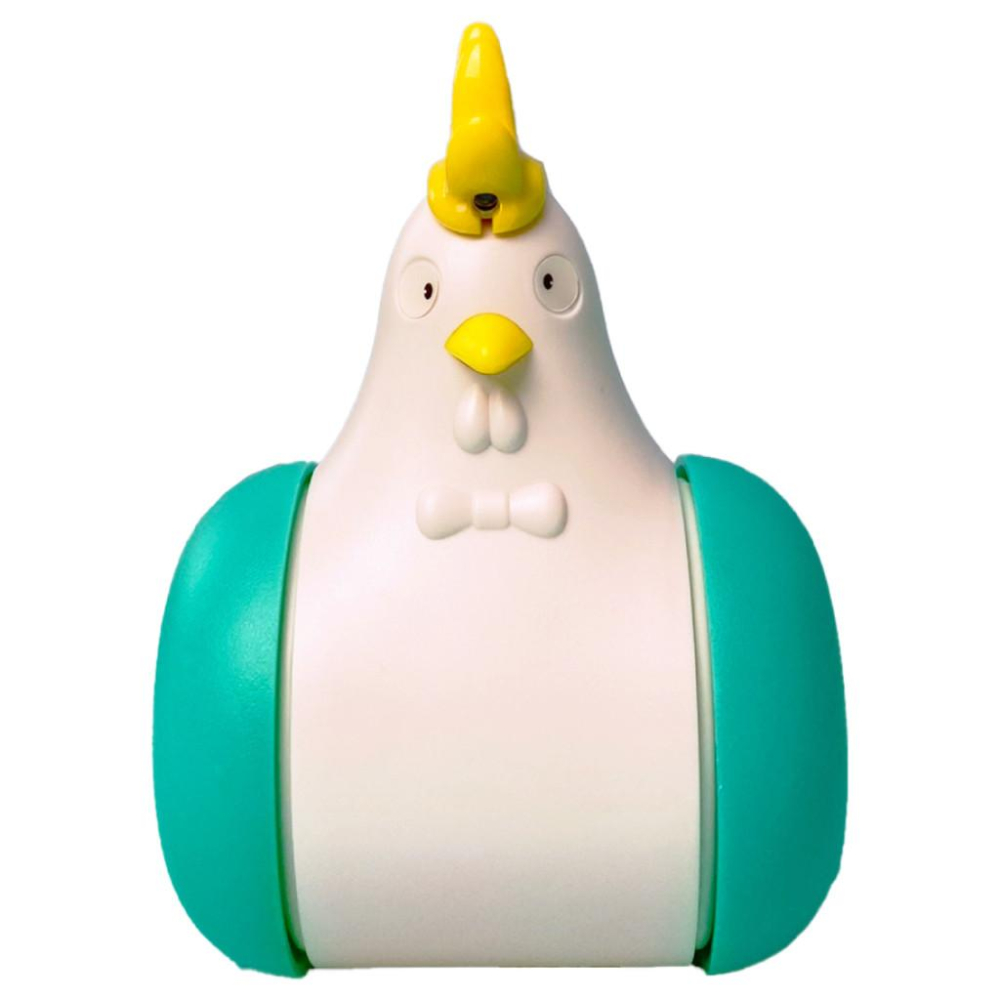 【大尾巴】寵物來了 台灣現貨 紅外線不倒翁發聲玩具 寵物玩具 紅外線 小雞玩具車-細節圖2