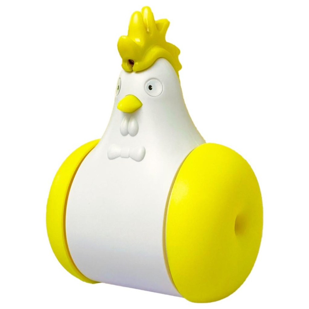 【大尾巴】寵物來了 台灣現貨 紅外線不倒翁發聲玩具 寵物玩具 紅外線 小雞玩具車-細節圖3