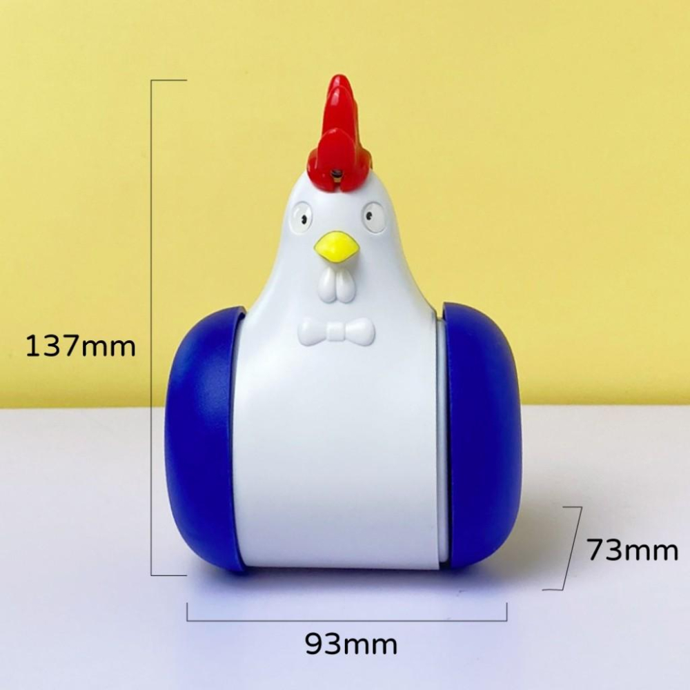 【大尾巴】寵物來了 台灣現貨 紅外線不倒翁發聲玩具 寵物玩具 紅外線 小雞玩具車-細節圖4