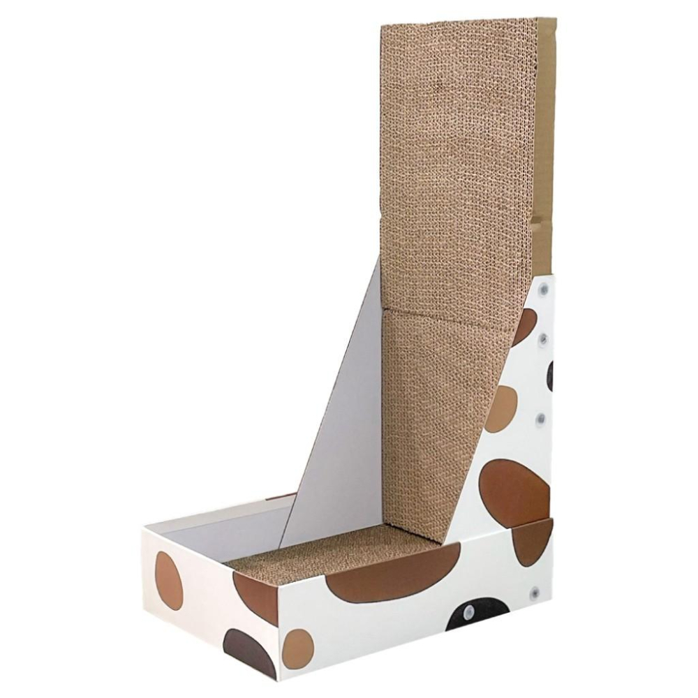 【大尾巴】有喵病 紙盒L型貓抓板 貓抓板 貓玩具 貓抓窩 瓦楞紙抓板 貓磨爪-細節圖9