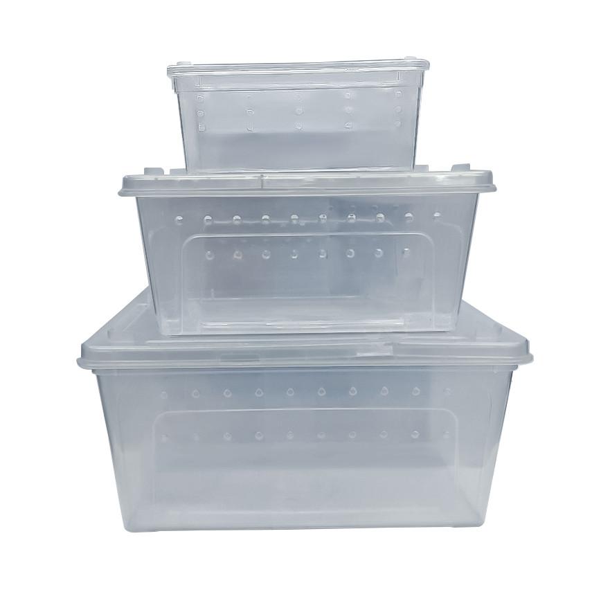 【大尾巴】寵物來了 台灣現貨 透明爬蟲飼養箱 雙開口爬蟲飼養箱 塑料 壓克力 昆蟲飼養盒-細節圖6