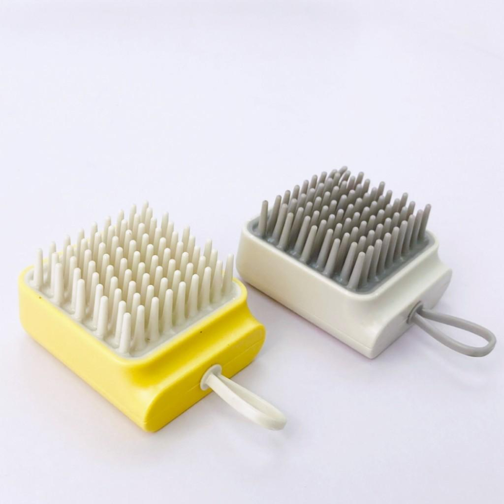 【大尾巴】寵物來了 台灣現貨 洗澡按摩梳 寵物梳 洗頭梳子 頭皮按摩器 洗頭按摩刷 按摩刷 搓澡手套-細節圖6