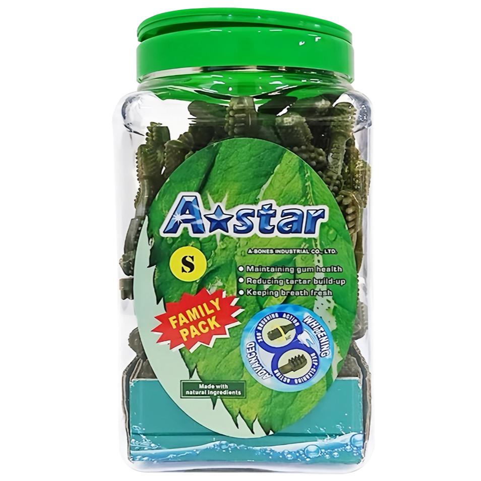 🍭有才寵物商店 【Astar AB 草本雙頭潔牙骨】家庭號 超大桶 犬零食 狗零食 潔牙骨 (桶裝)-細節圖8