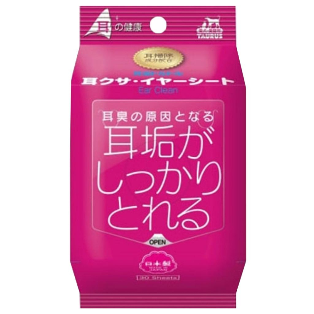 【TAURUS金牛座 濕紙巾】狗狗 / 貓貓 專用濕紙巾 30枚入 耳垢 淚痕 齒垢 足裏-細節圖4