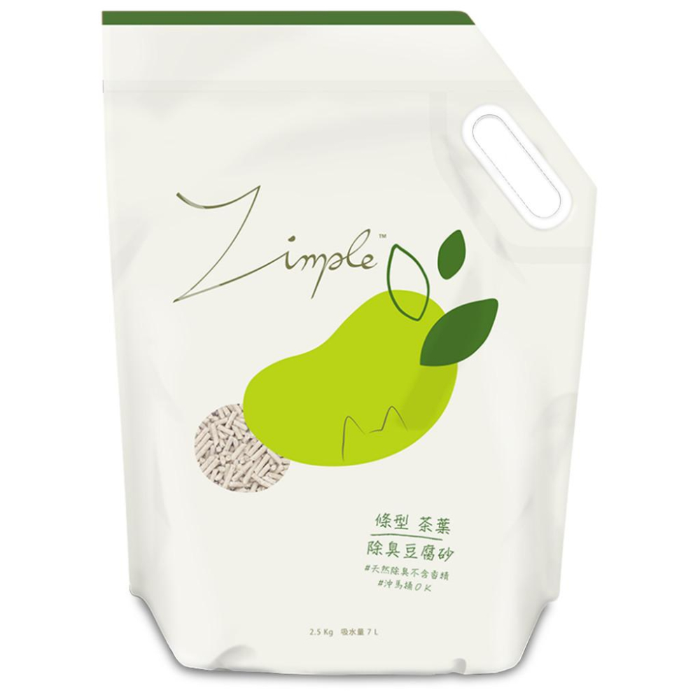 Zimple 條型豆腐 2.5公斤 貓砂 豆腐砂 除臭豆腐砂 礦型/條型 貓砂 礦型豆腐砂 豆腐貓砂-細節圖4