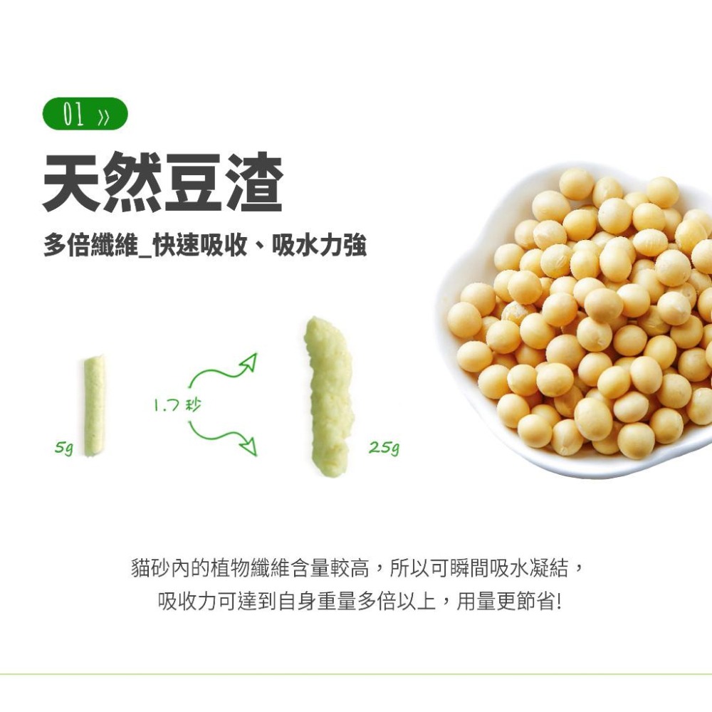 【ECO 艾可豆腐砂系列 】貓砂 凝結力強 瞬吸力強 低粉塵 7L(2.8kg)-細節圖7
