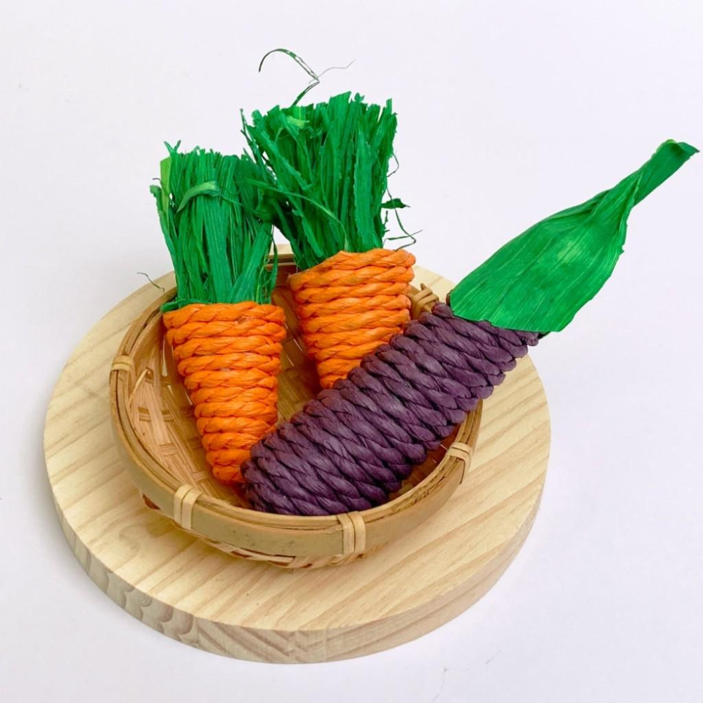 寵物來了 台灣現貨 小寵草繩玩具3入組 倉鼠玩具 磨牙玩具 小動物 熊鼠 紙捲-細節圖3