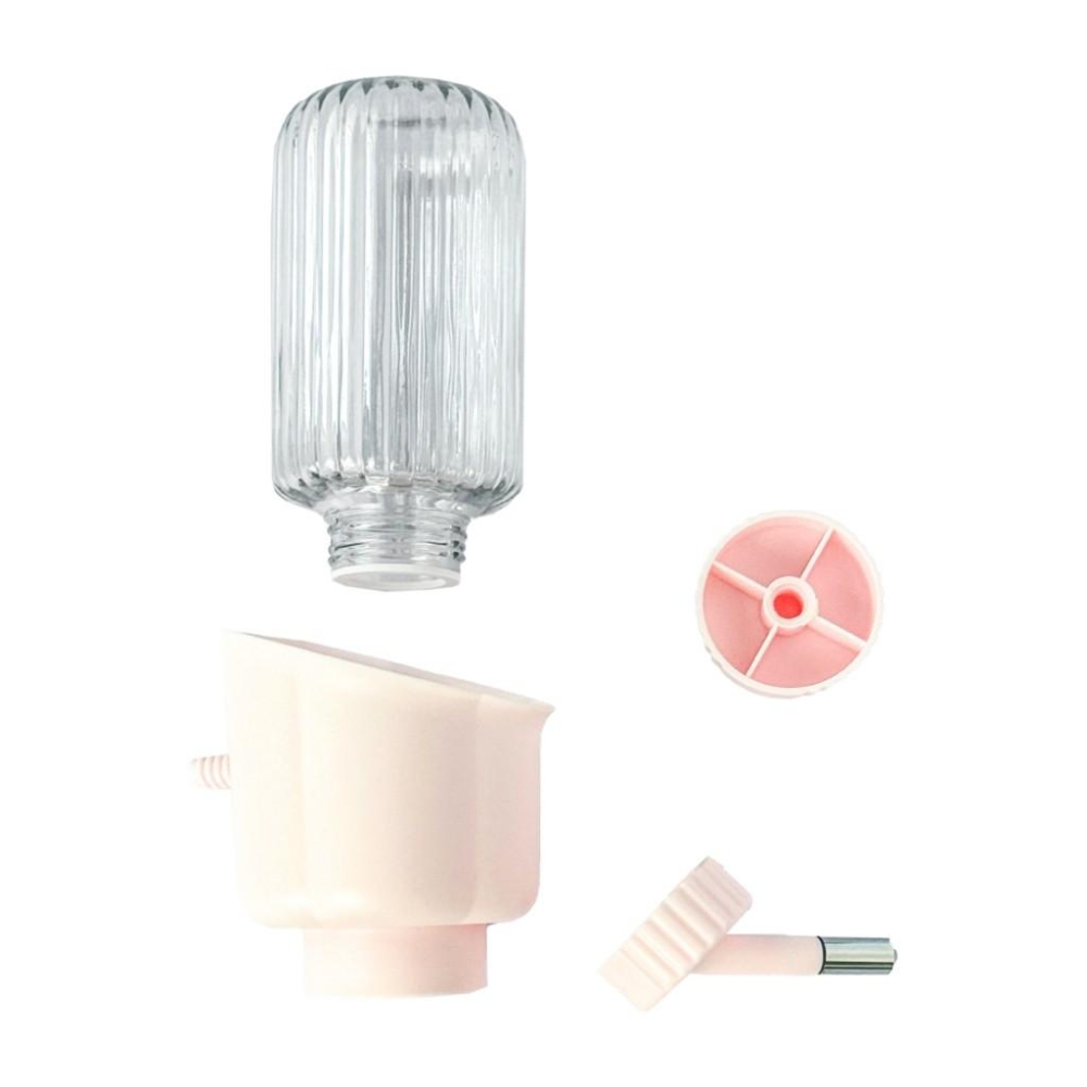 寵物來了 台灣現貨 花瓣造型小寵水壺 350m / 500ml 小寵水壺 飲水器 倉鼠 小動物 飲水壺-細節圖7