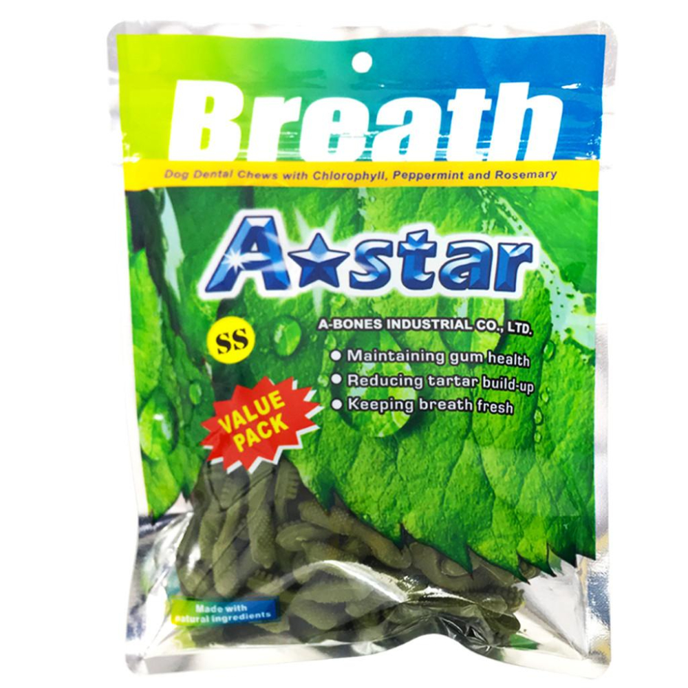 🍭有才寵物商店 【Astar AB 草本雙頭潔牙骨】 潔牙骨 犬用潔牙骨 狗零食 (袋裝) 大包/中包/小包-細節圖8