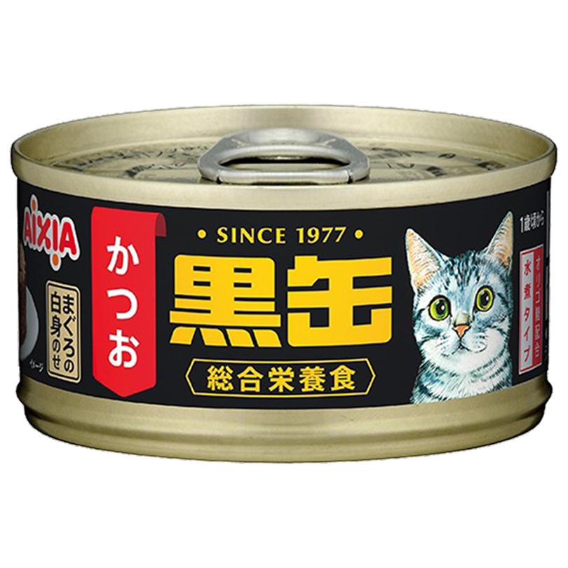 🍭有才寵物商店【AIXIA 愛喜雅 黑缶主食】貓罐頭 黑罐 主食罐 貓主食 罐頭 (80g)-細節圖4