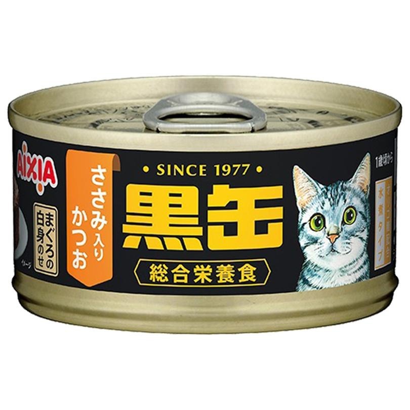 🍭有才寵物商店【AIXIA 愛喜雅 黑缶主食】貓罐頭 黑罐 主食罐 貓主食 罐頭 (80g)-細節圖6