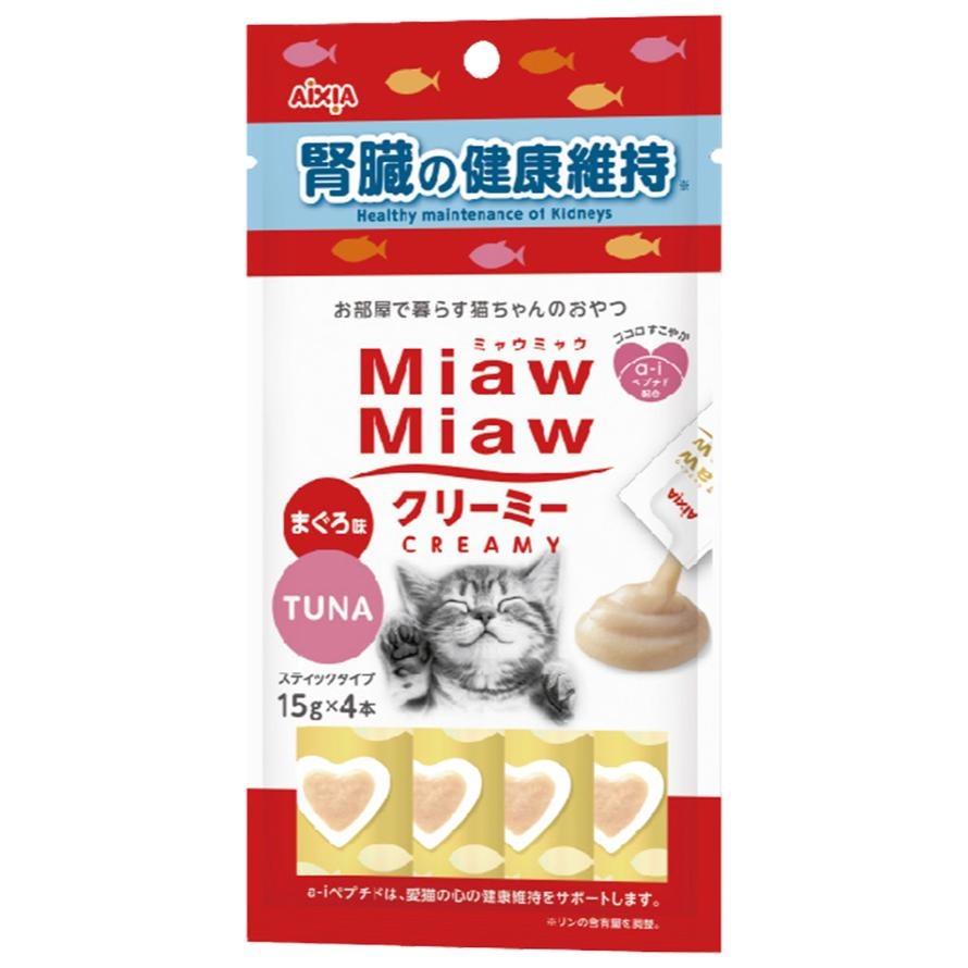 🍭有才寵物商店【AIXIA 愛喜雅】妙喵肉泥 貓零食 貓肉泥 寵物零食 15g (4支/包)-細節圖8