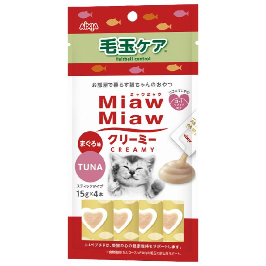 🍭有才寵物商店【AIXIA 愛喜雅】妙喵肉泥 貓零食 貓肉泥 寵物零食 15g (4支/包)-細節圖9