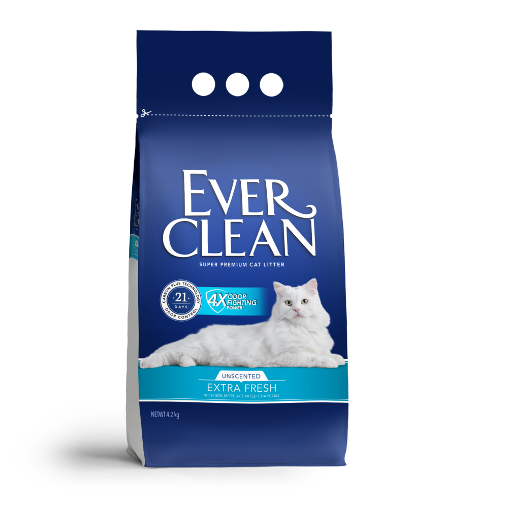 🍭有才寵物商店 【藍鑽 袋沙】Ever Clean 藍鑽 貓砂藍標 綠標 紅標 紫標 4倍淨味 植萃除臭 4.2KG-細節圖2