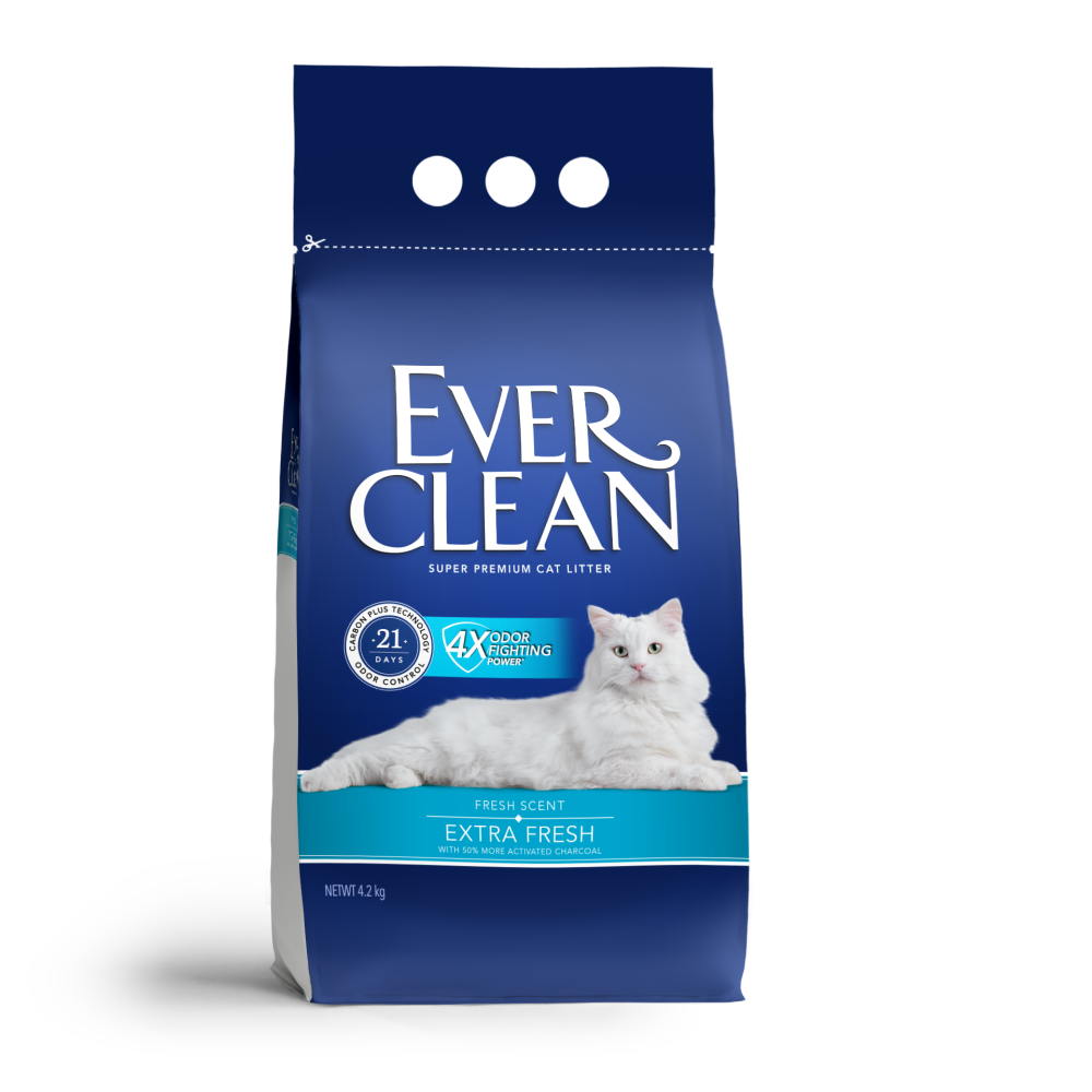 🍭有才寵物商店 【藍鑽 袋沙】Ever Clean 藍鑽 貓砂藍標 綠標 紅標 紫標 4倍淨味 植萃除臭 4.2KG-細節圖3