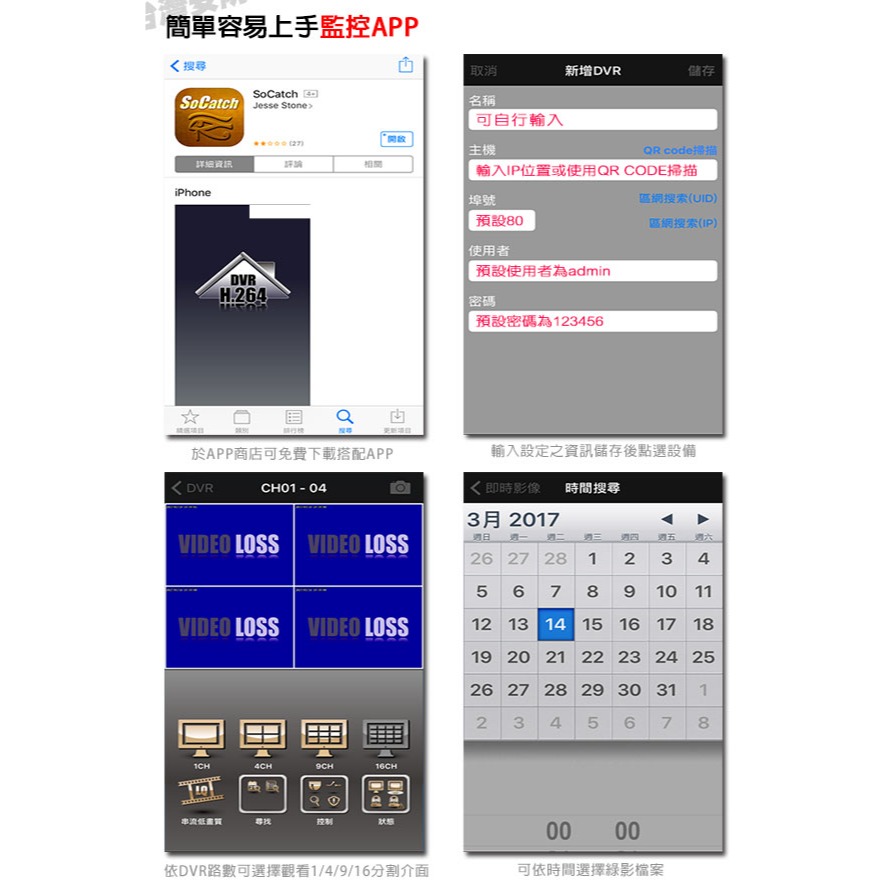 5MP 可取 16路 KMQ-1628 監控 ICATCH 主機 AHD DVR 適 1080P 紅外線 監視器 攝影機-細節圖7