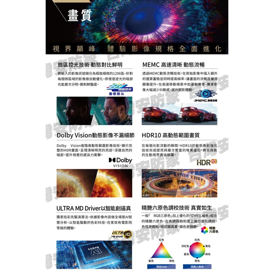 SAMPO 聲寶 液晶螢幕 50型 台灣製造 EM-50JDT230 顯示器 4K UHD LED 送 視訊盒-細節圖4