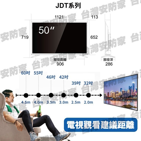 SAMPO 聲寶 液晶螢幕 50型 台灣製造 EM-50JDT230 顯示器 4K UHD LED 送 視訊盒-細節圖5