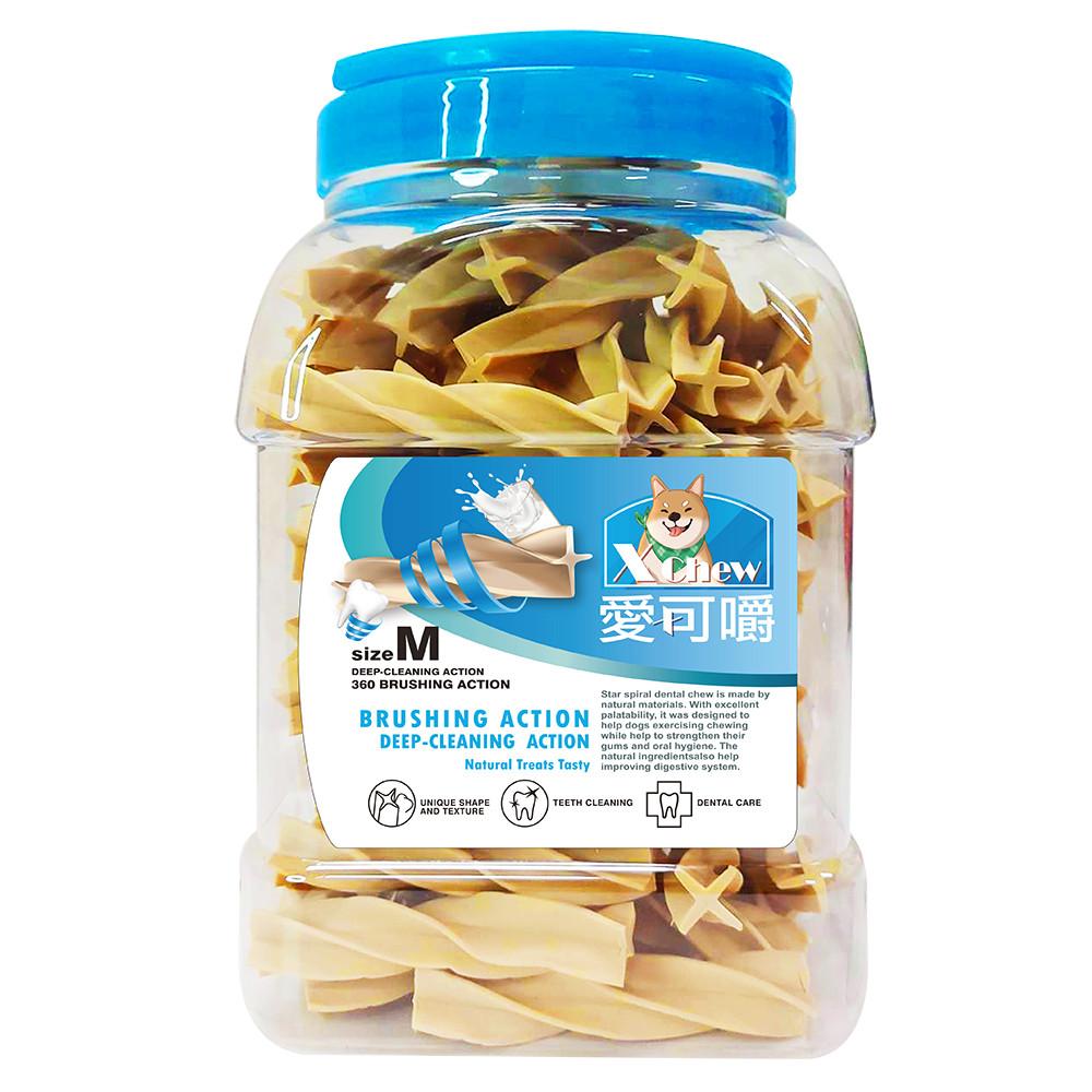 驕傲貓狗【愛可嚼 X型潔牙棒 桶裝】潔牙棒/寵物零食/犬用潔牙棒【700g】-細節圖6