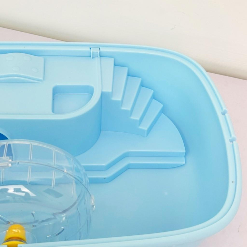 驕傲貓狗 寵物來了 台灣現貨 全景城堡倉鼠籠 寵物籠 寵物倉鼠籠-細節圖7