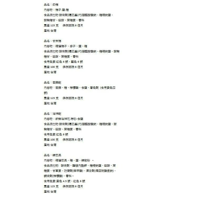 華記蜜餞 甘宋梅(隱藏版台南美食) 多種口味任選-細節圖7