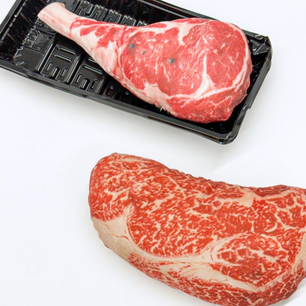 台灣現貨✅貓狗好時光 寵物來了 仿真牛排發聲玩具 貓狗玩具 貓玩具 狗玩具 寵物玩具-細節圖6