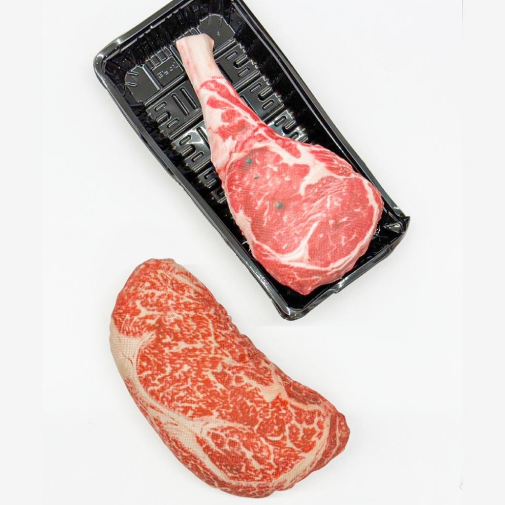 台灣現貨✅貓狗好時光 寵物來了 仿真牛排發聲玩具 貓狗玩具 貓玩具 狗玩具 寵物玩具-細節圖7