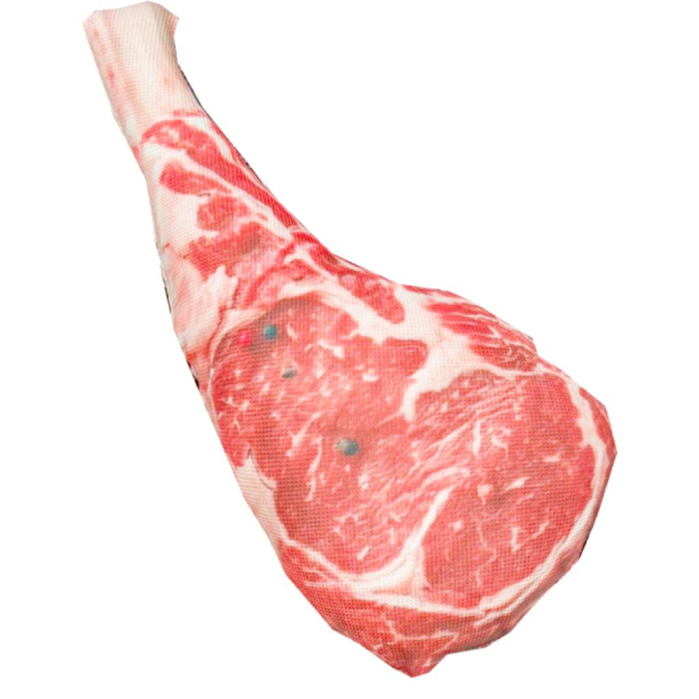 台灣現貨✅貓狗好時光 寵物來了 仿真牛排發聲玩具 貓狗玩具 貓玩具 狗玩具 寵物玩具-細節圖9