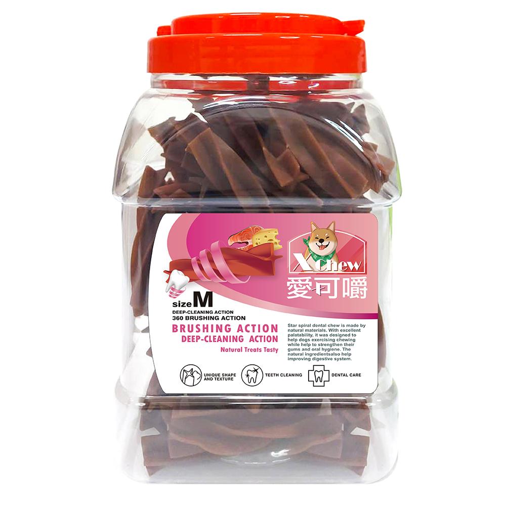 ✅貓狗好時光【愛可嚼 X型潔牙棒 桶裝】潔牙棒/寵物零食/犬用潔牙棒【700g】-細節圖8