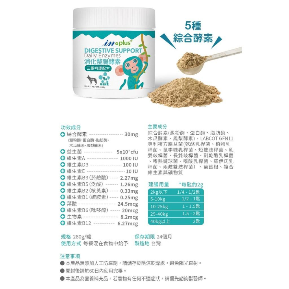 貓狗好時光【IN-Plus 保健系列】狗狗 / 貓貓 犬貓用系列 卵磷脂保健 營養保健-細節圖2